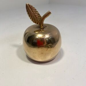 Vintage Brass Apple Bell